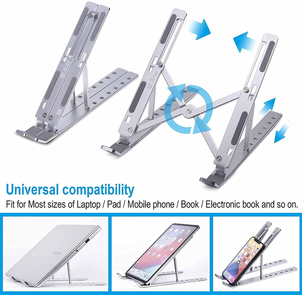 Adjustable Aluminum Laptop Computer Stand Tablet Stand